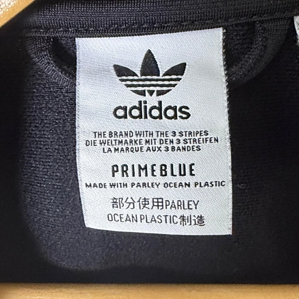 Adidas Black Jacket with Colorful Trefoil girls size medium
